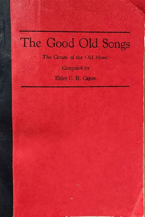 Good Old Songs book