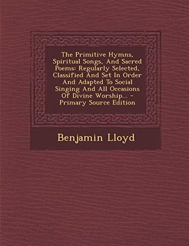 Lloyd's Primitive Hymns book