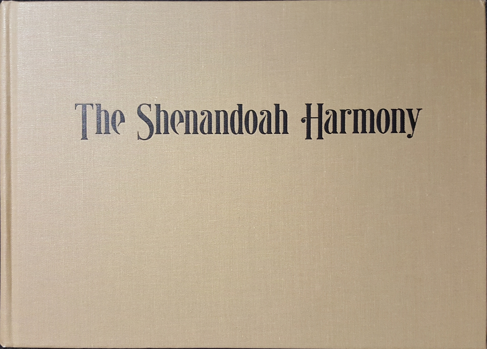 Shenandoah Harmony book